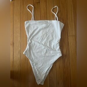 Kookai Blair White Bodysuit BNWT snap bottom